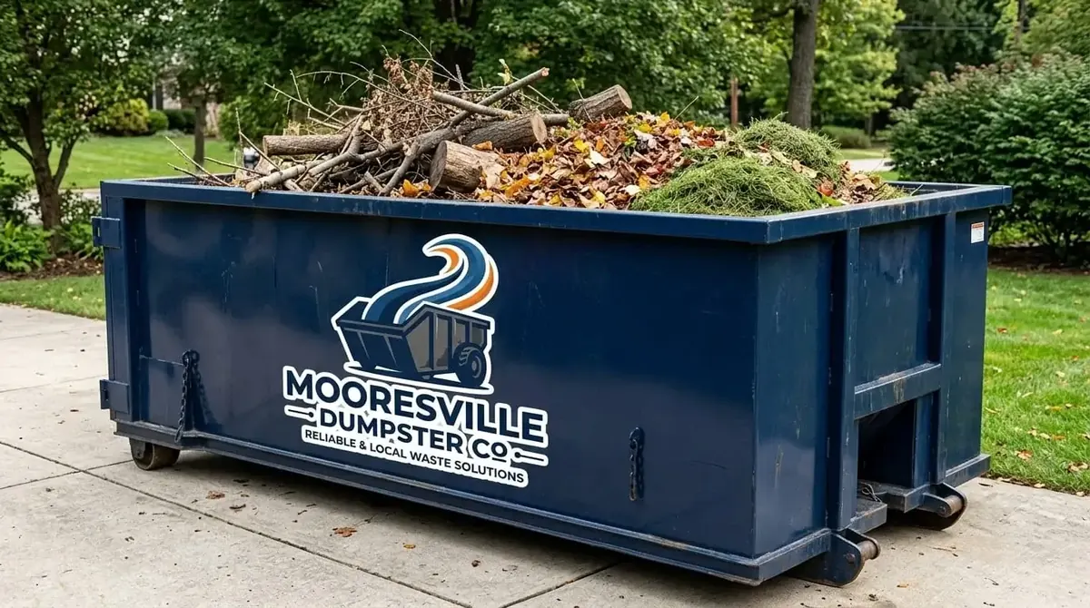 Roll-off dumpster delivery to Catawba, NC by Mooresville Dumpster Co